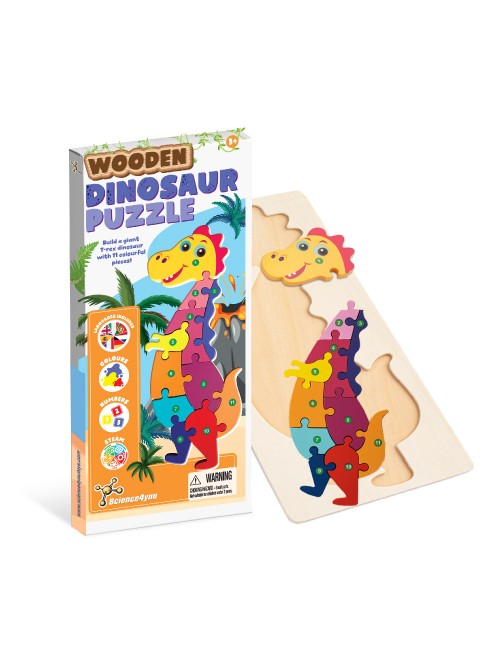 Dinosaur Wooden Puzzle for...