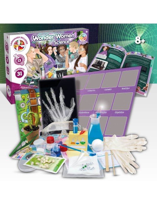Kit de science pour enfants, kit d'expérience scientifique pour enfants  avec blouse de laboratoire bricolage chimie ensemble scientifique costume  Dre