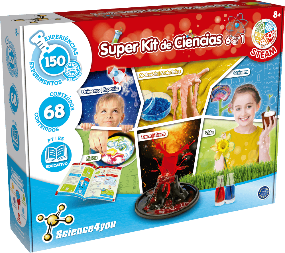 Super Kit de Ciências 6 em 1