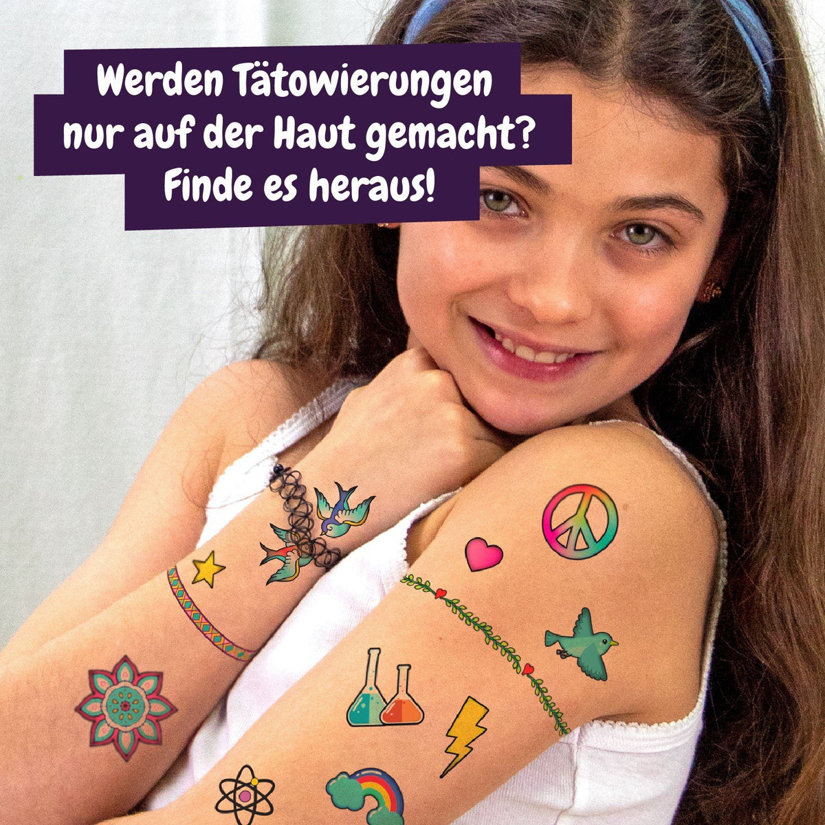 Temporäre Tattoo-Fabrik - Mehrsprachig