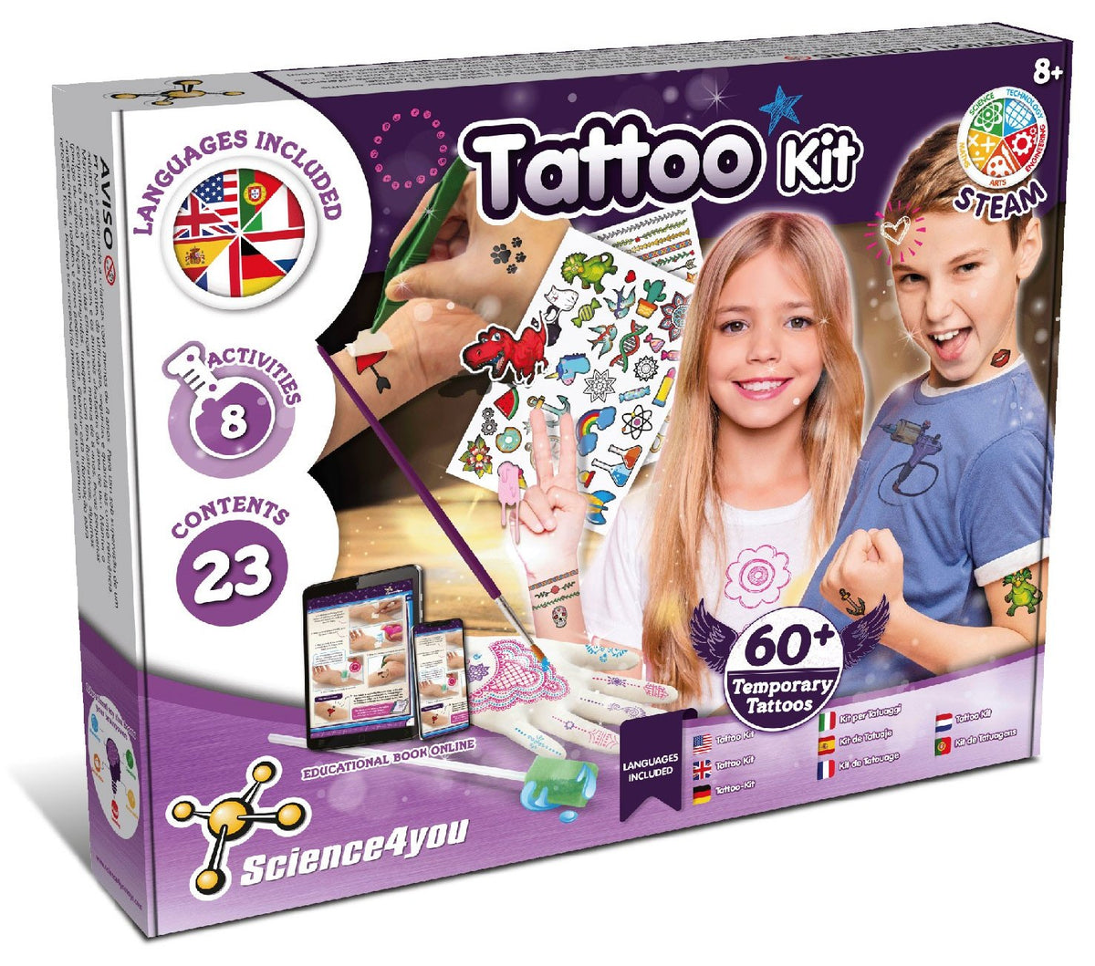 Fabrique de Tatouages Temporaires - Multilingue