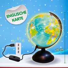 Beleuchteter Globus - Englische Version