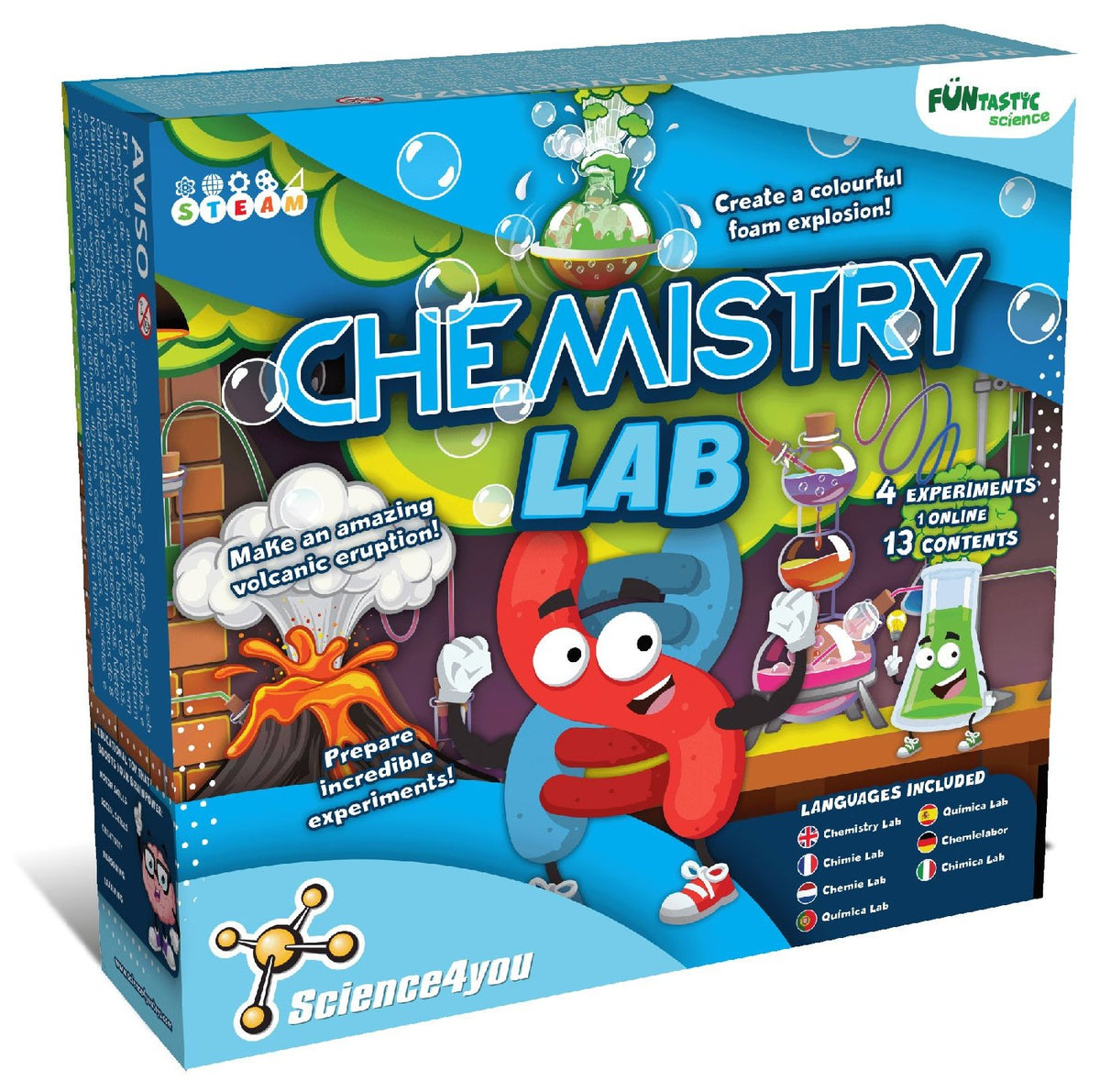 FUNtastic Chemistry Lab | Educational Toy for Kids 8+ | Science4you
