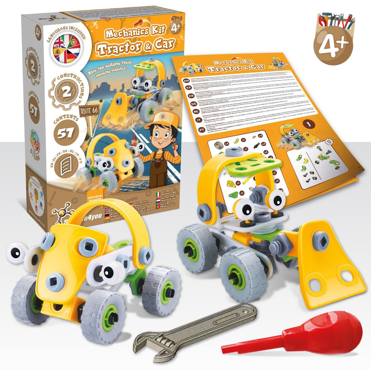 2-in-1-Mechanik-Bausatz