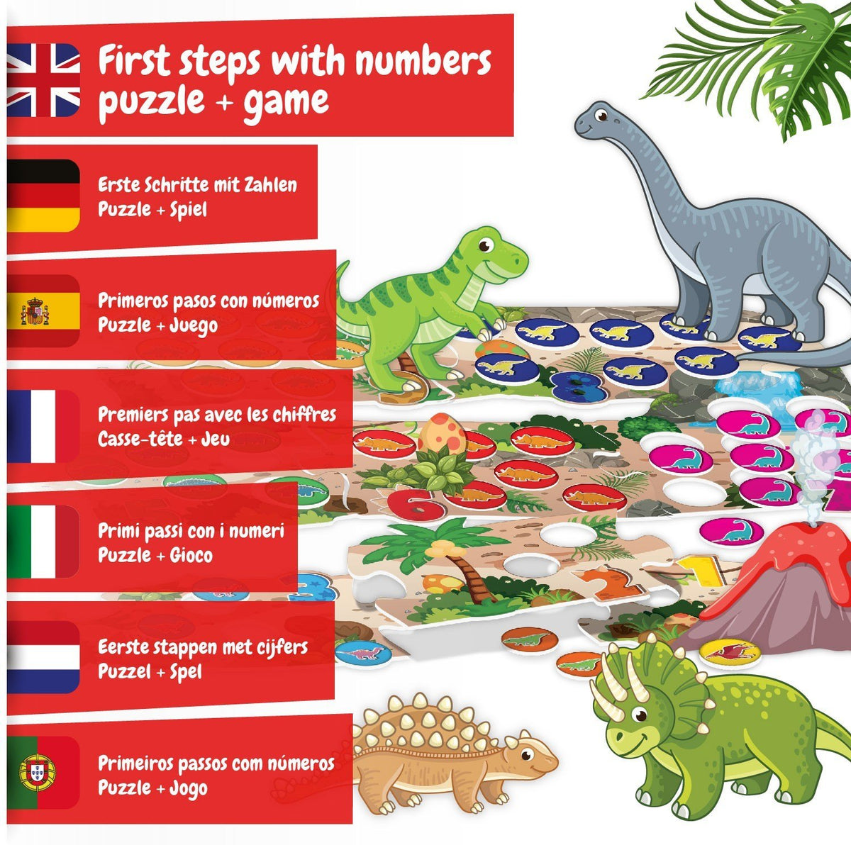 Dinosaurier - Erste Schritte mit Zahlen
