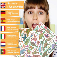 Dino-Tattoos - Temporäre Tattoos