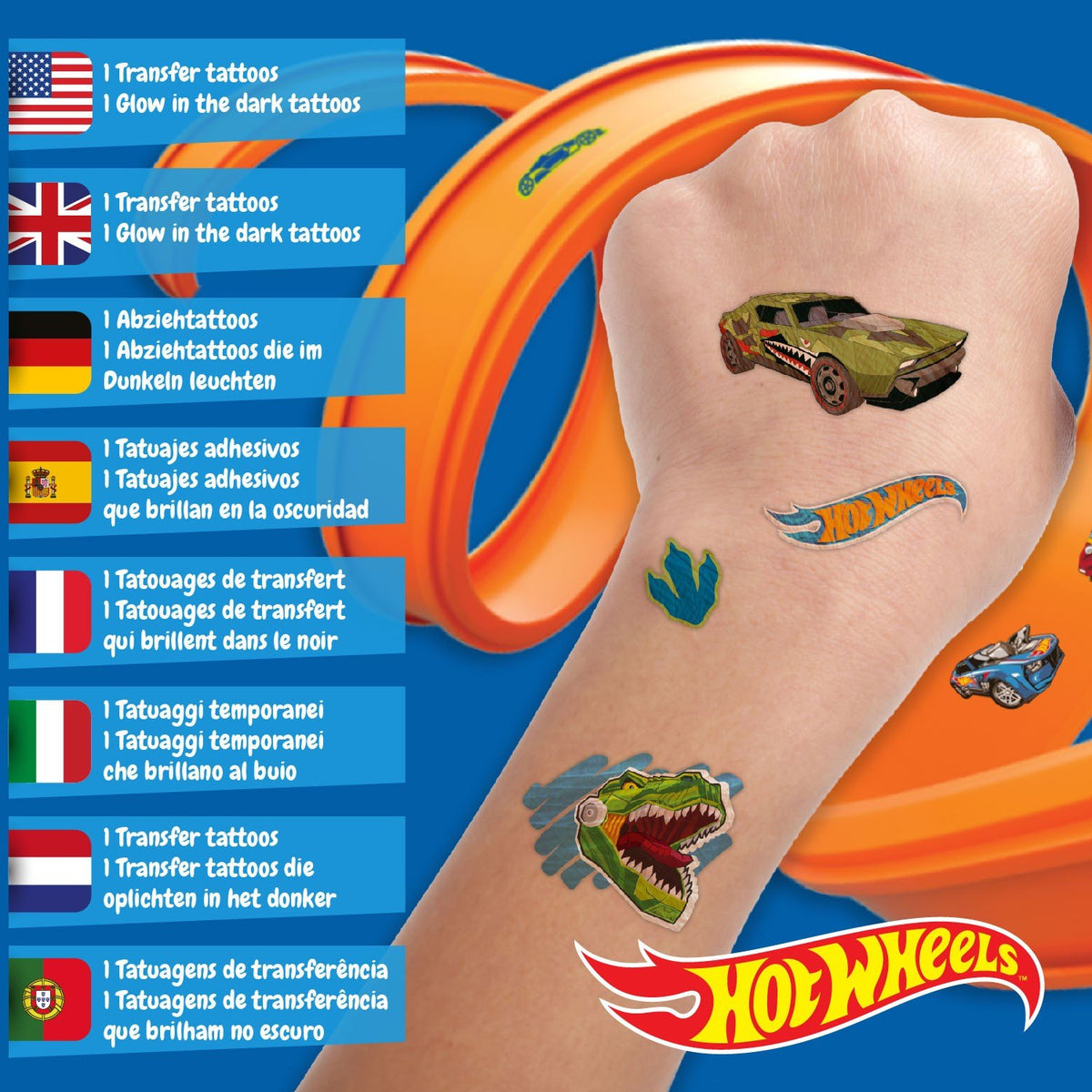 Kindertattoos - Hot Wheels