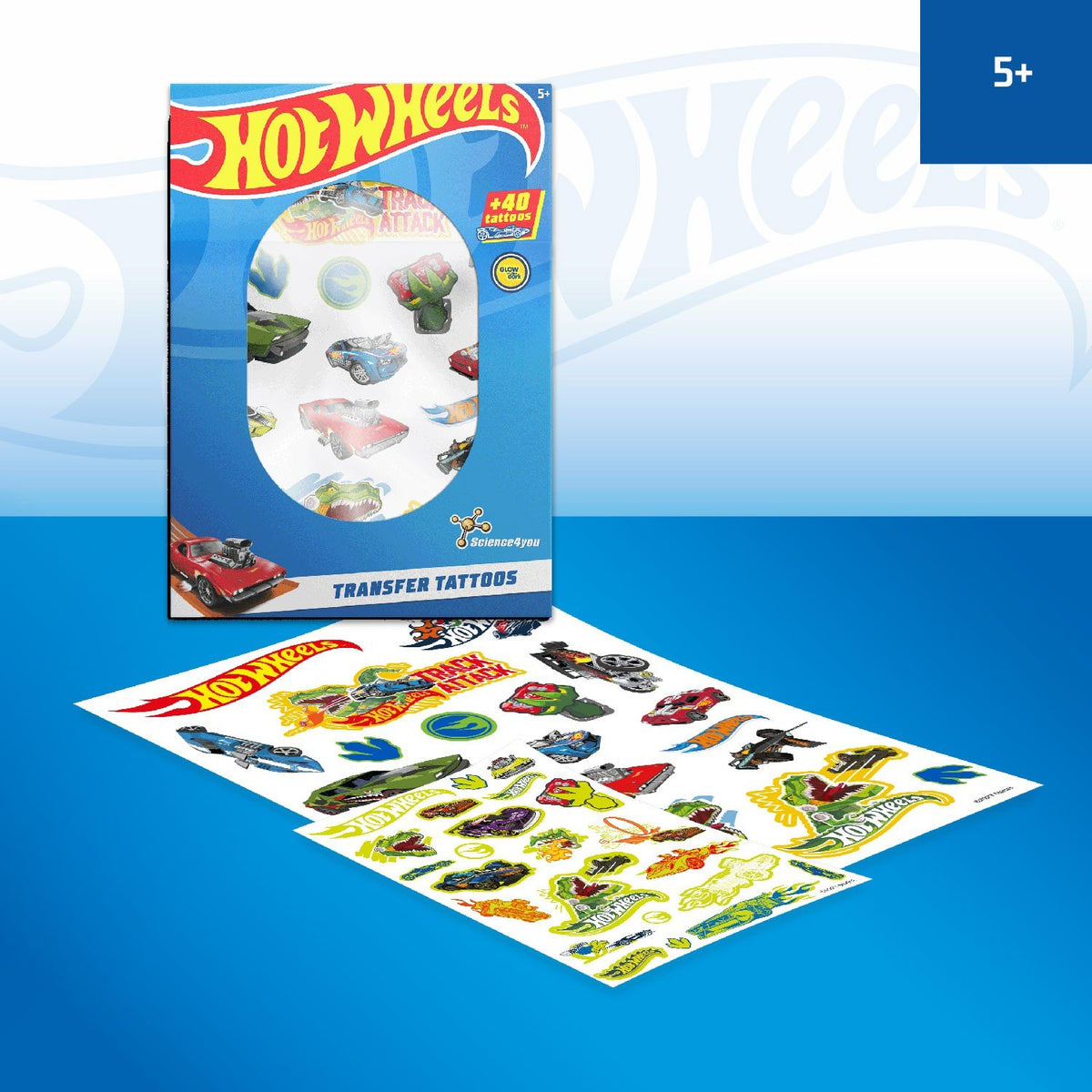 Tatouages Éphémères Hot Wheels