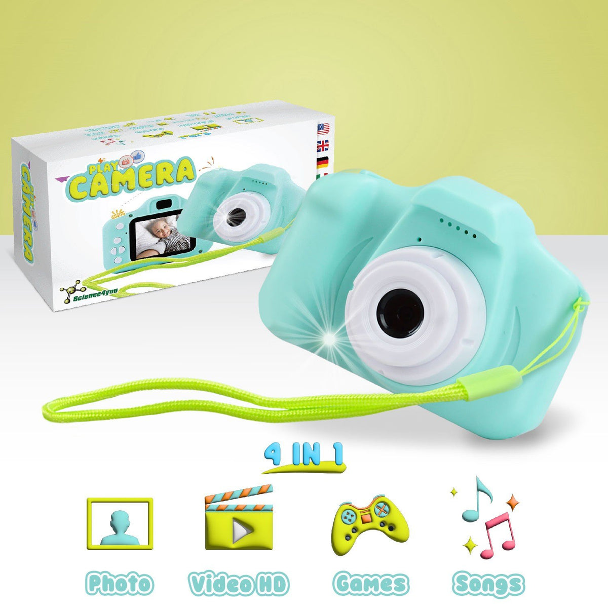 Mini Câmera Infantil HD