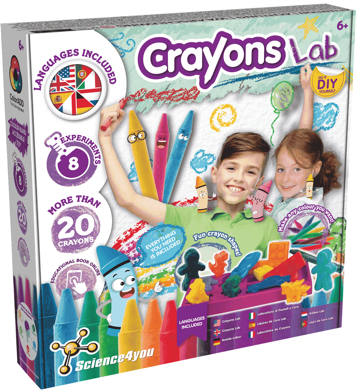 Lápis de Cera Lab Multi