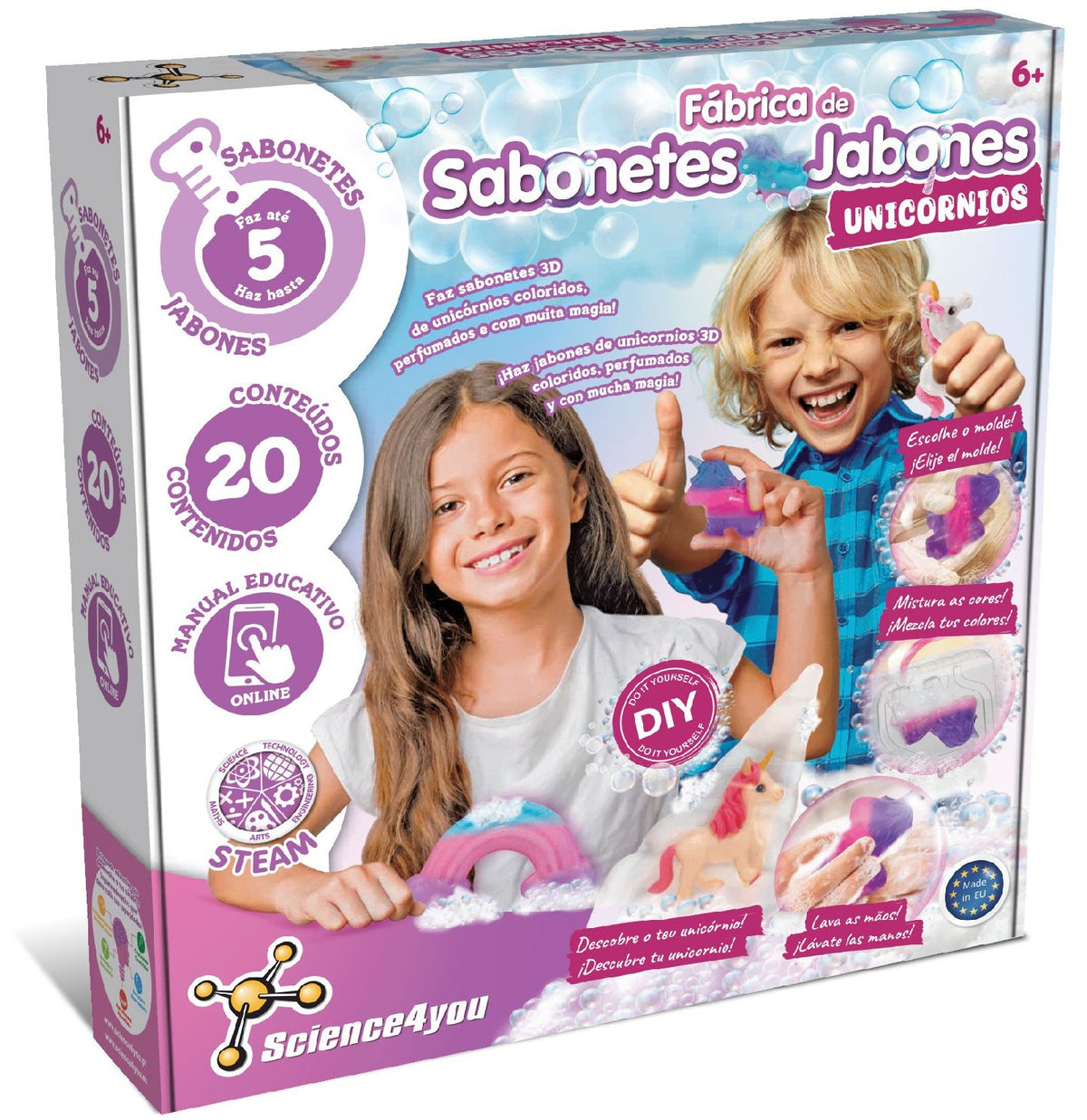 Unicorn Soap Factory | Toys for 8-Year-Old Children | Science4you ...