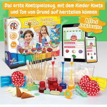 Knete-Fabrik Eiscreme und Cupcakes