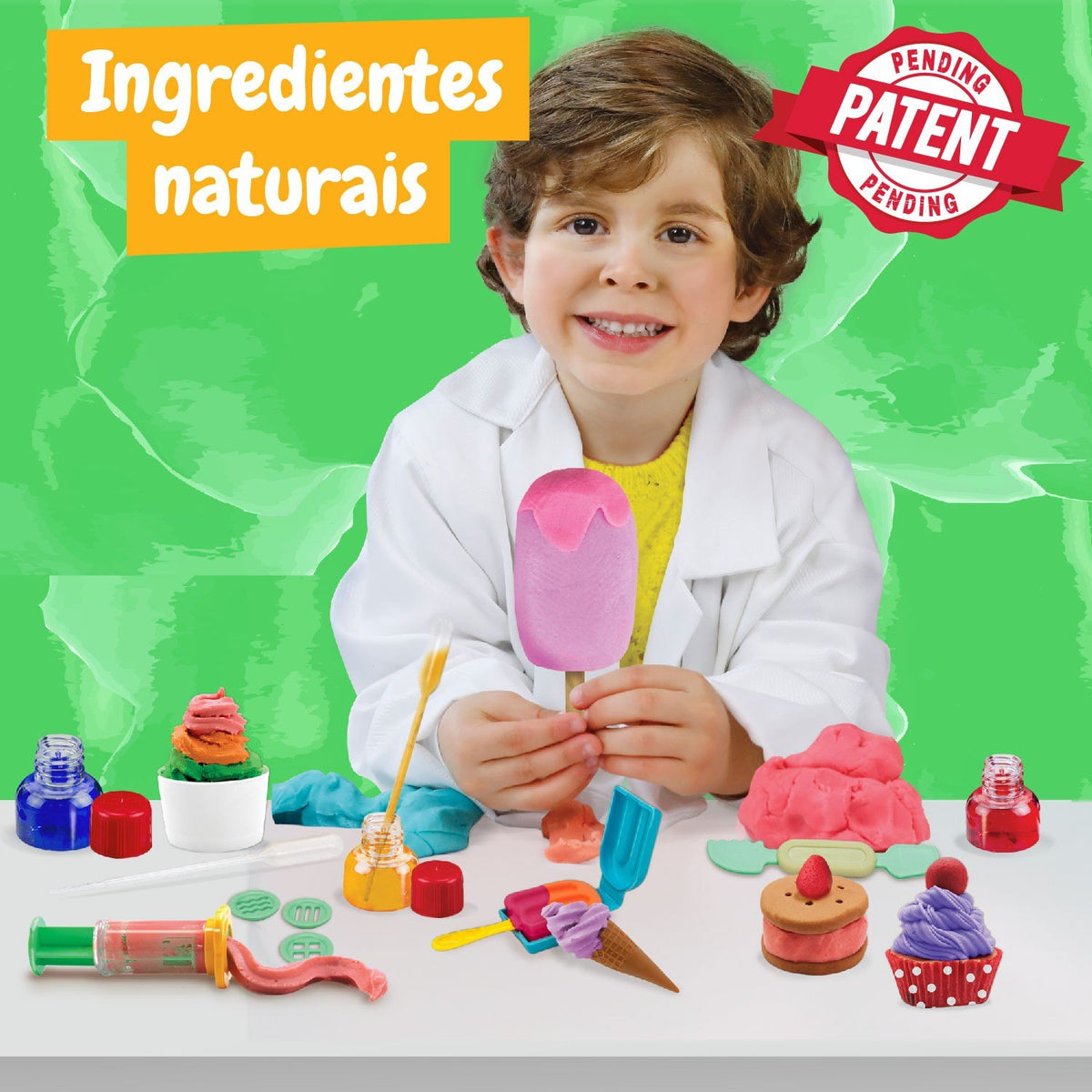 Multilingual Play Dough Ice Cream and Cupcake Factory