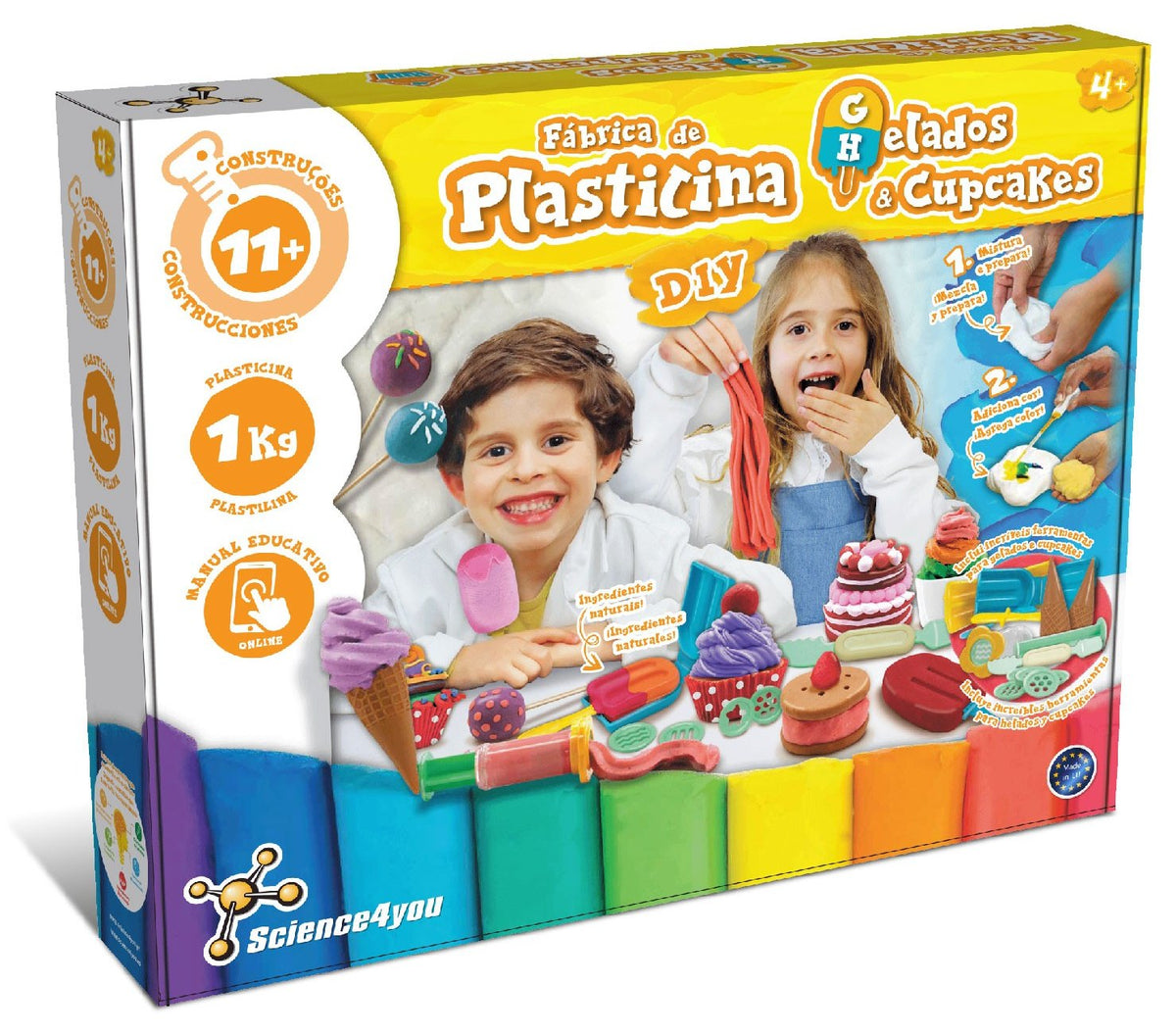 Play Dough Ice Cream and Cupcakes Factory
