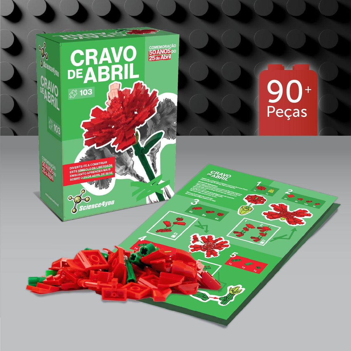 April Carnation Building Kit