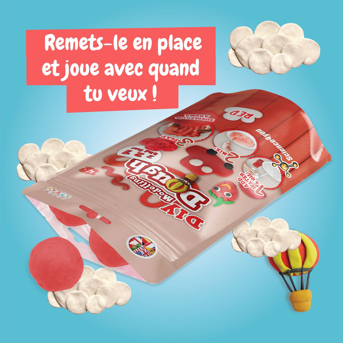Pâte à Modeler Rouge