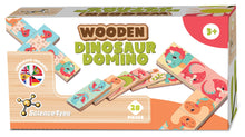 Holzdomino Dinosaurier