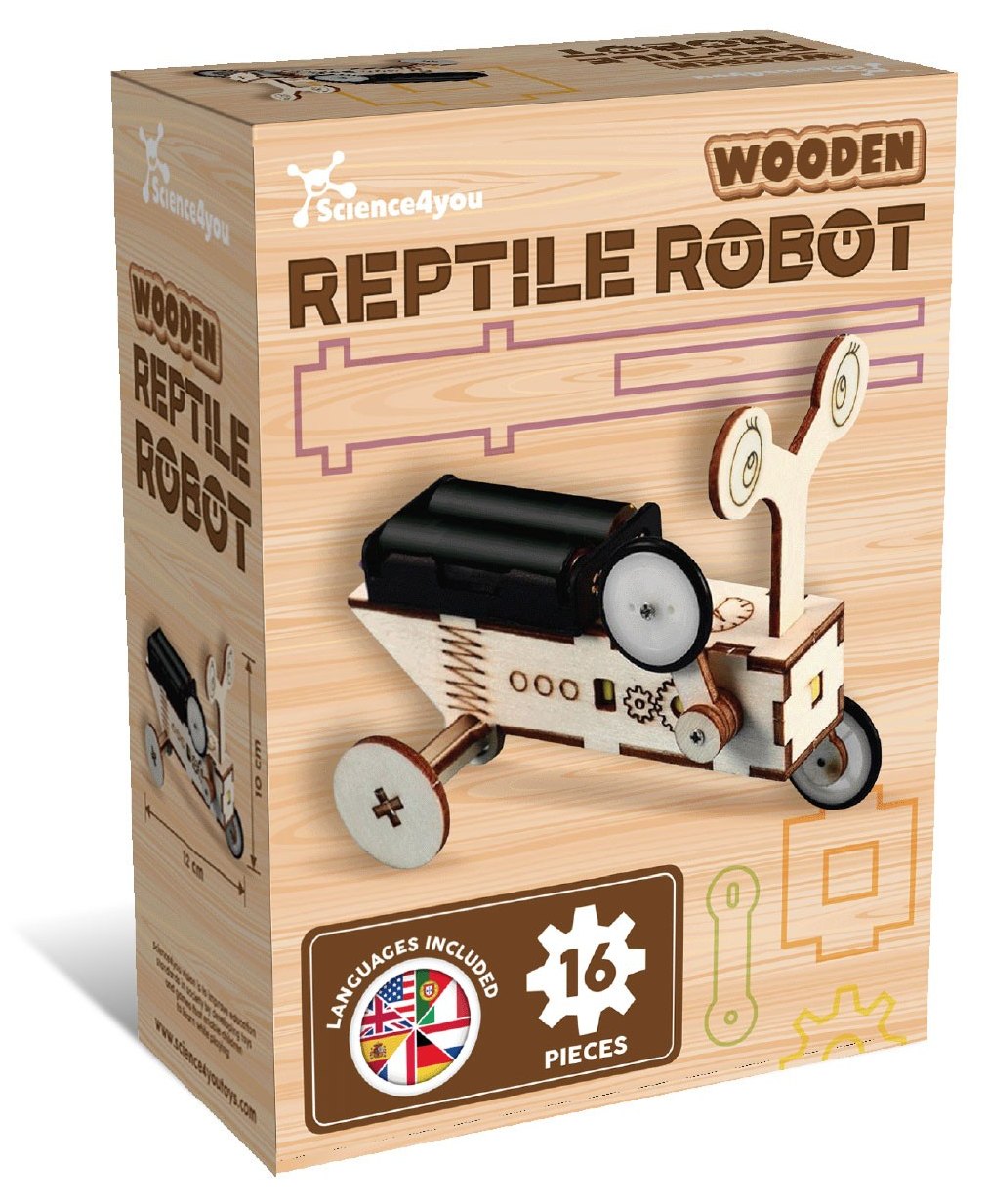 Reptile Robot en Bois