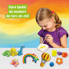 Pâte à modeler multicolore