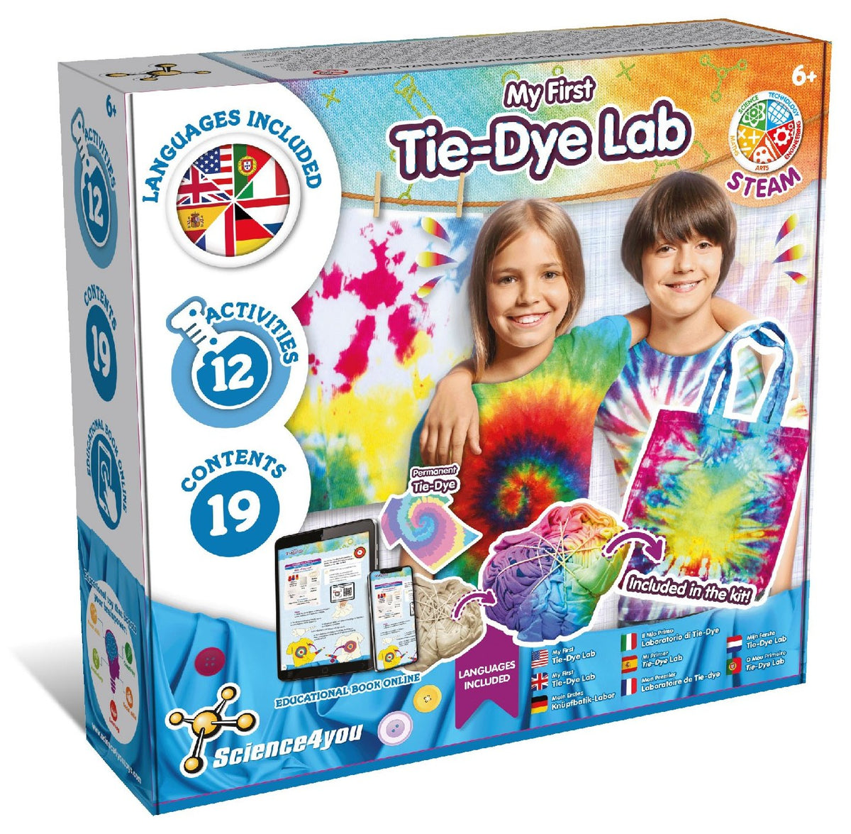 O Meu Primeiro Laboratório Tie-Dye