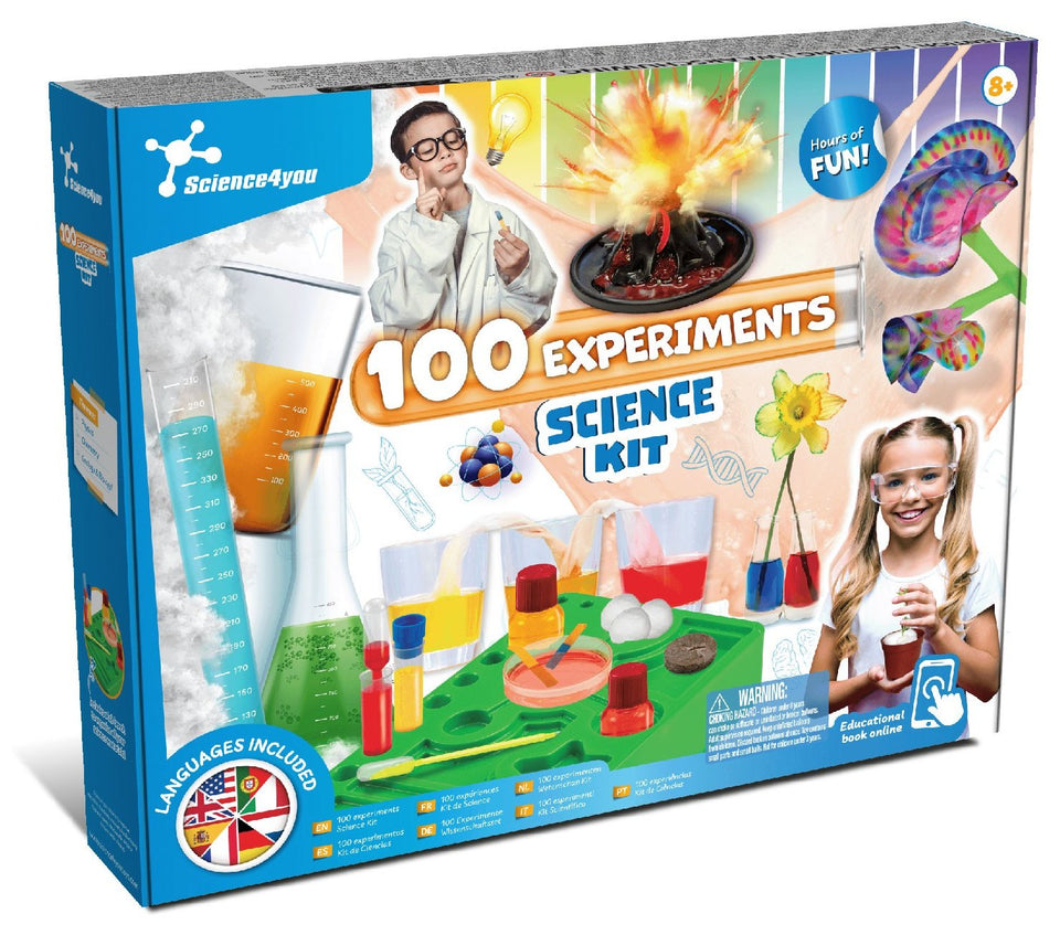 Mega Science Kit 100 Experiments | Educational Toy for 8 9 10 11 12 13 ...