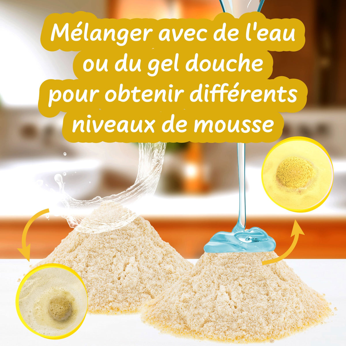 Kit Bombes de Bain Jaune