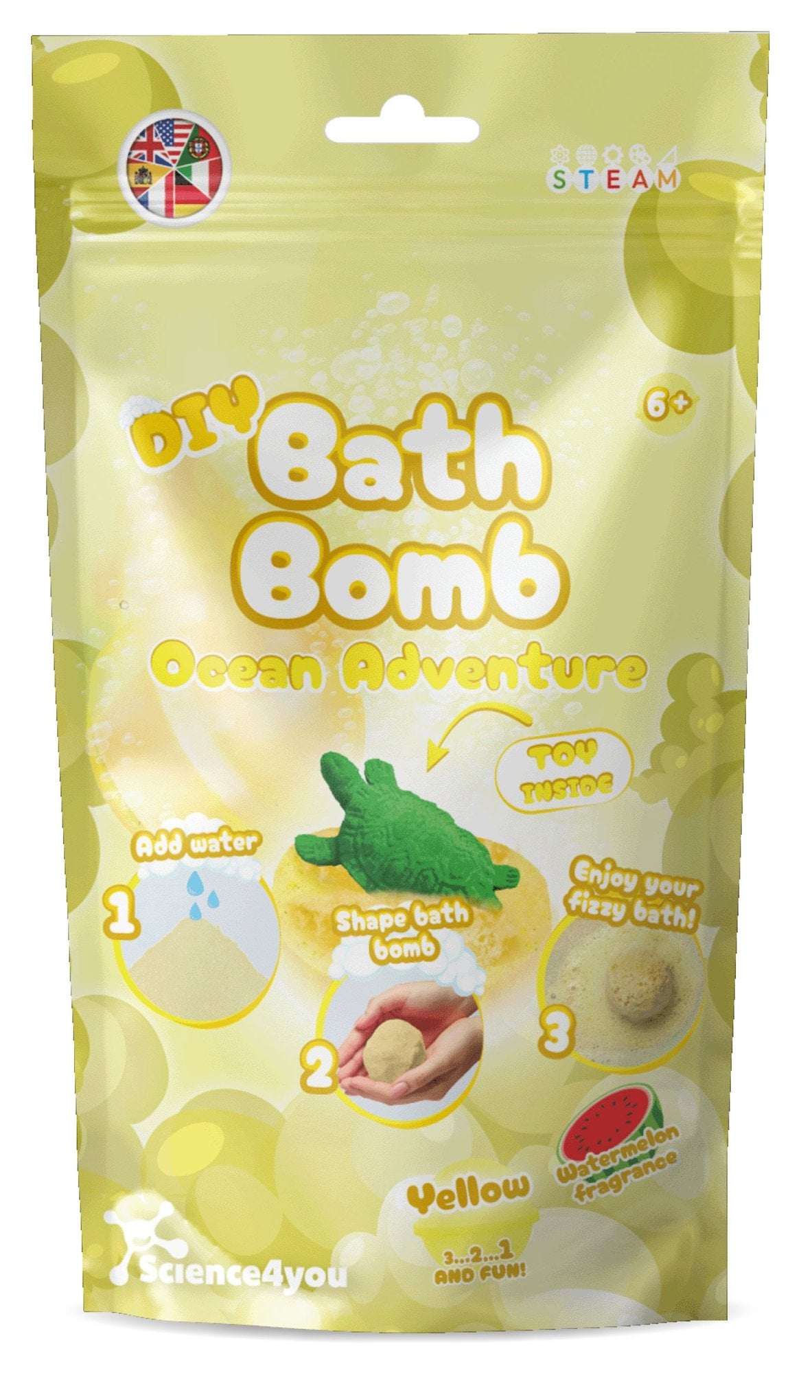 Yellow Bath Bomb Kit