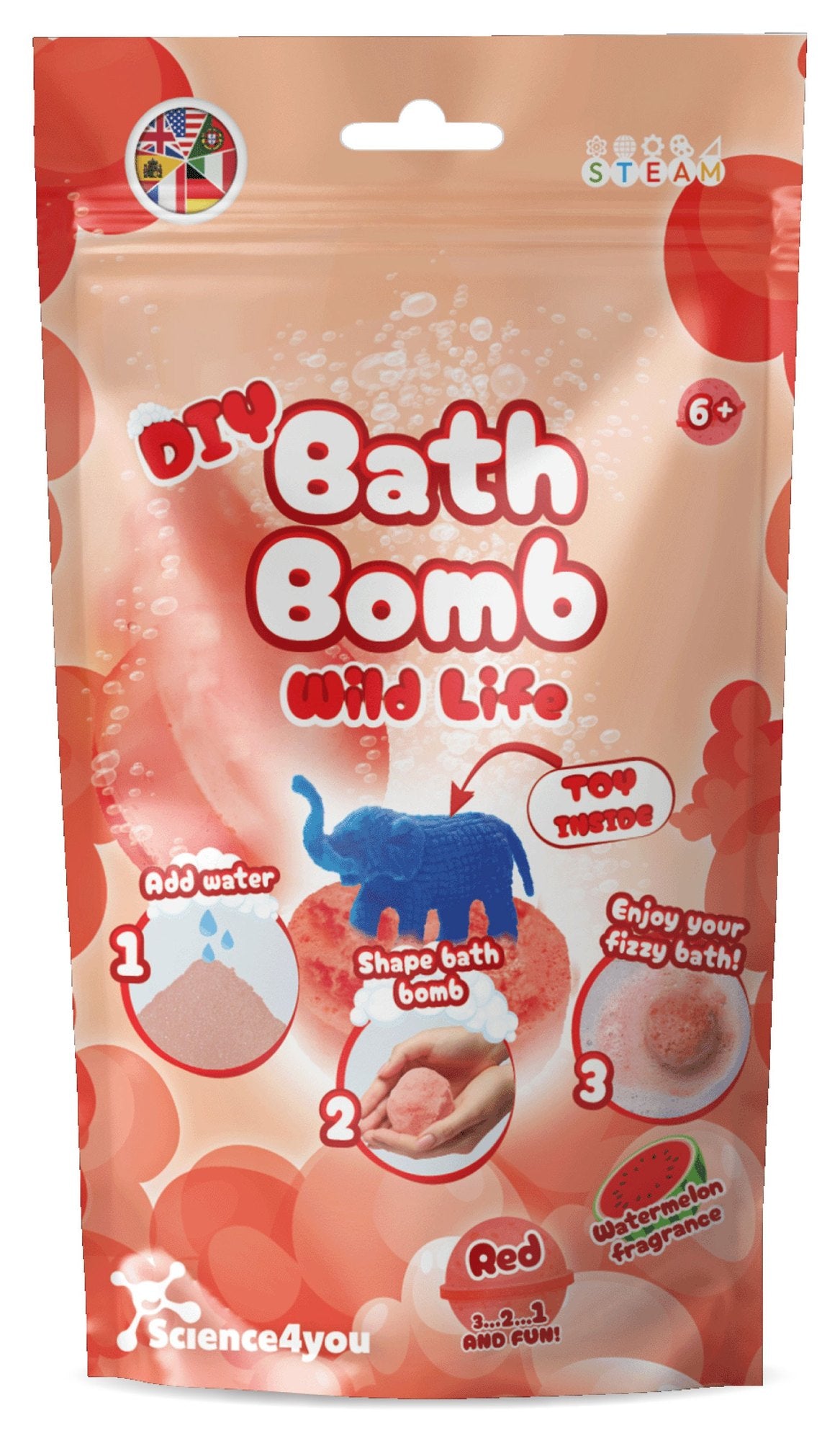 Red Bath Bomb Kit