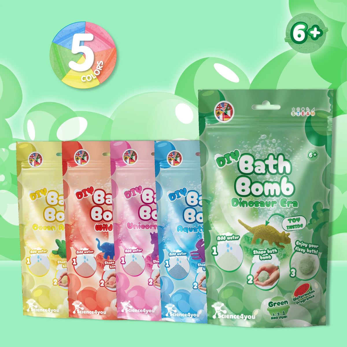 Green Bath Bomb Kit