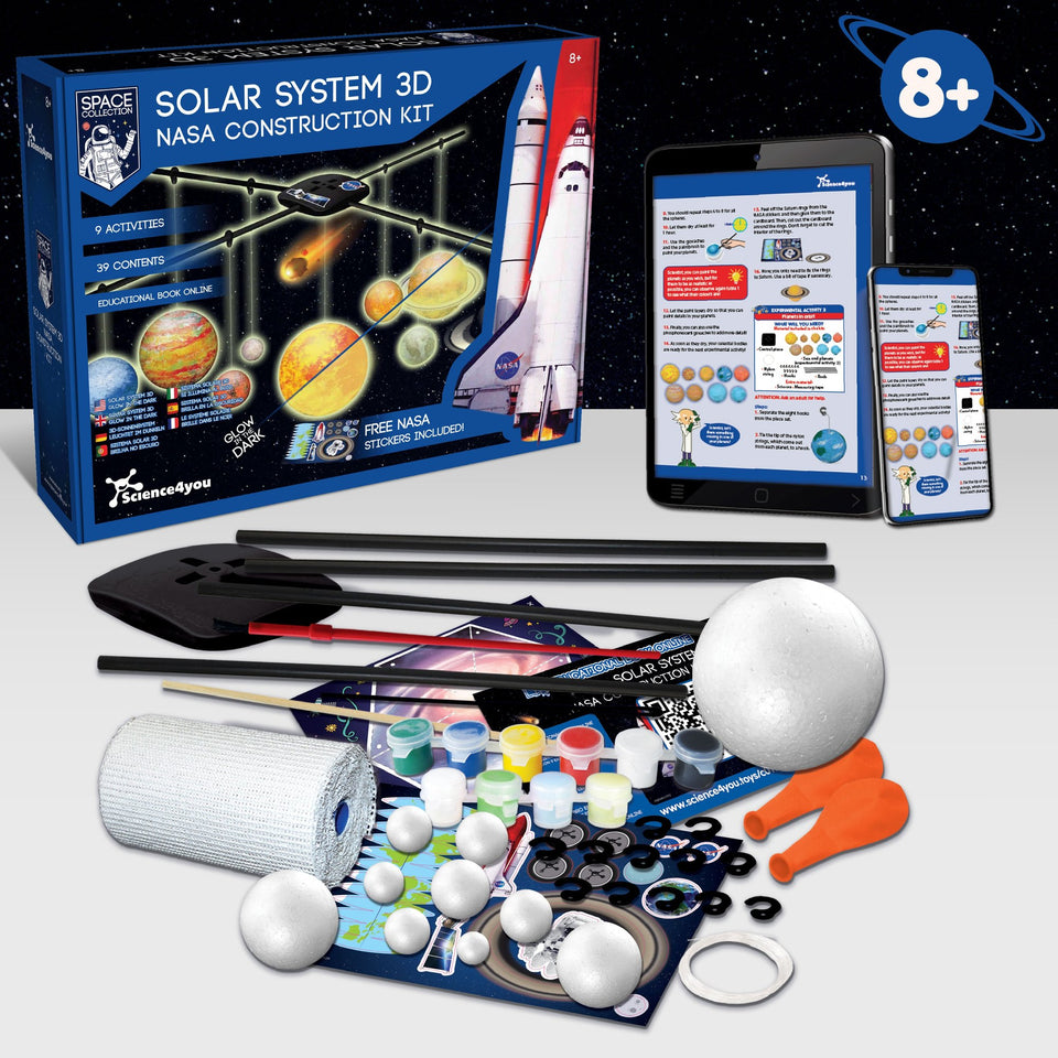 Solar Texture Nasa NASA 3D Solar System Glow in the Dark | Educational Toy 8 9 10 Years ...