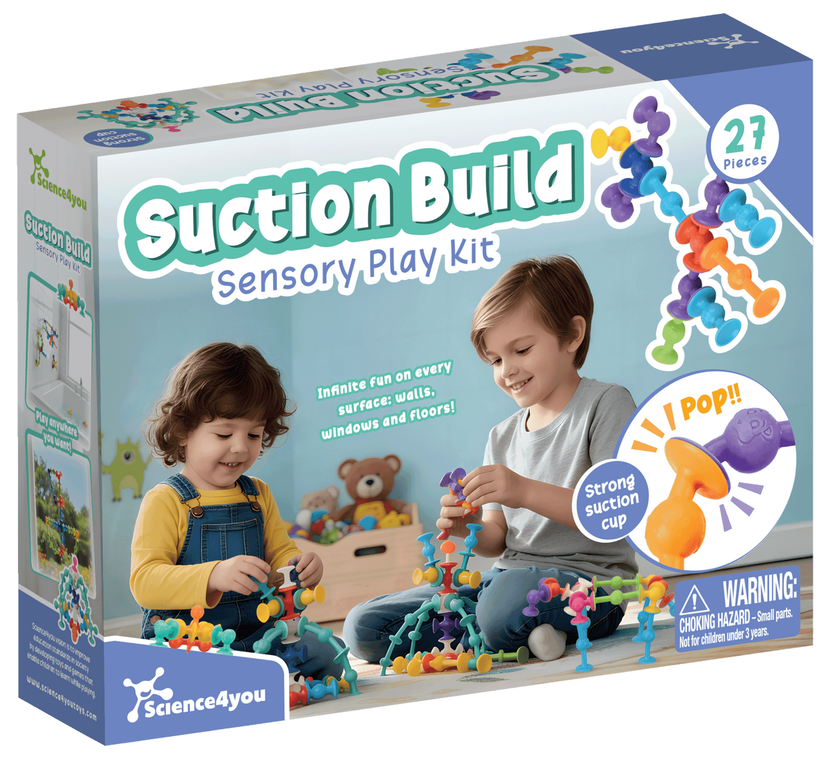 Creative Suction Cup Construction Kit
