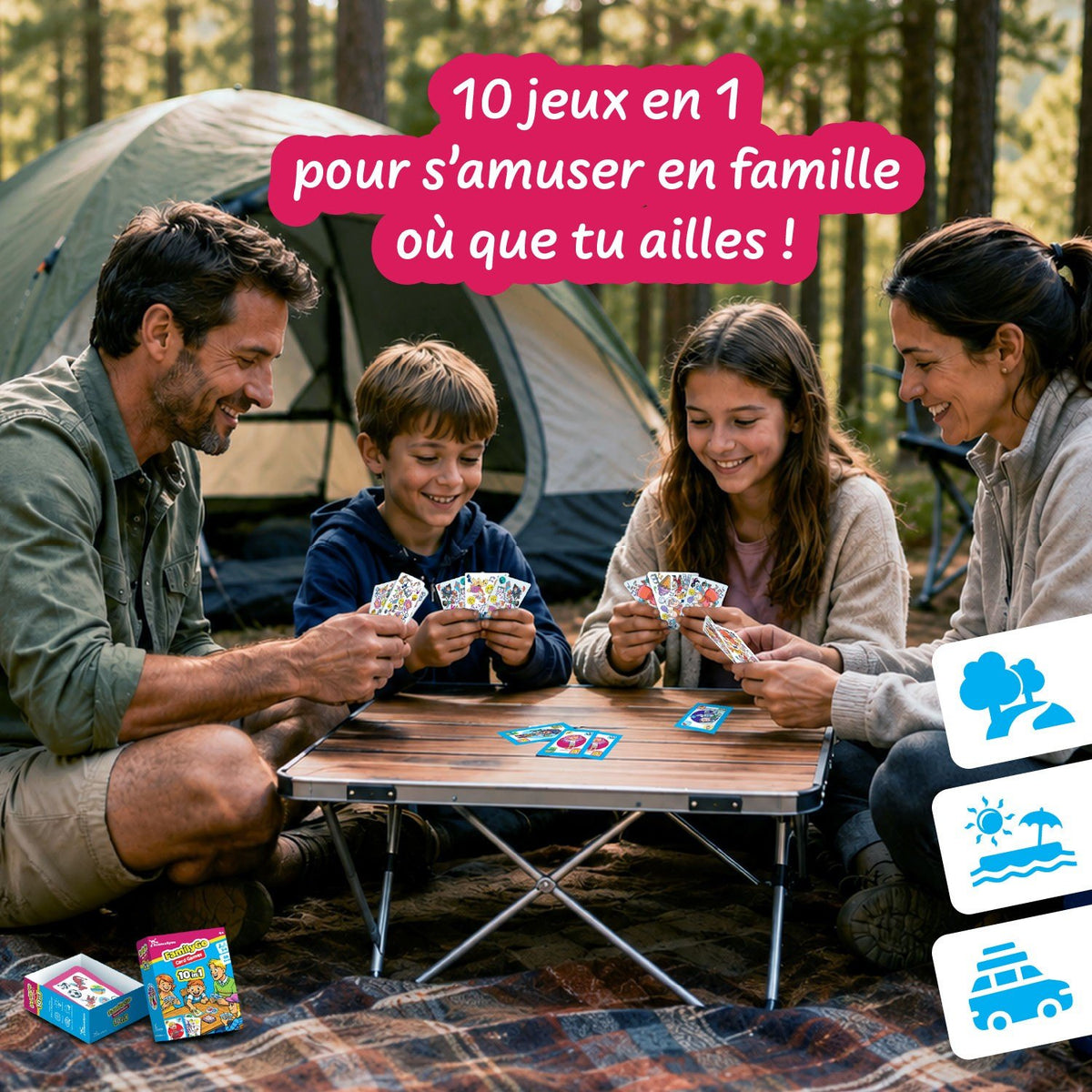 FamilyGo : Jeux de cartes 10 en 1