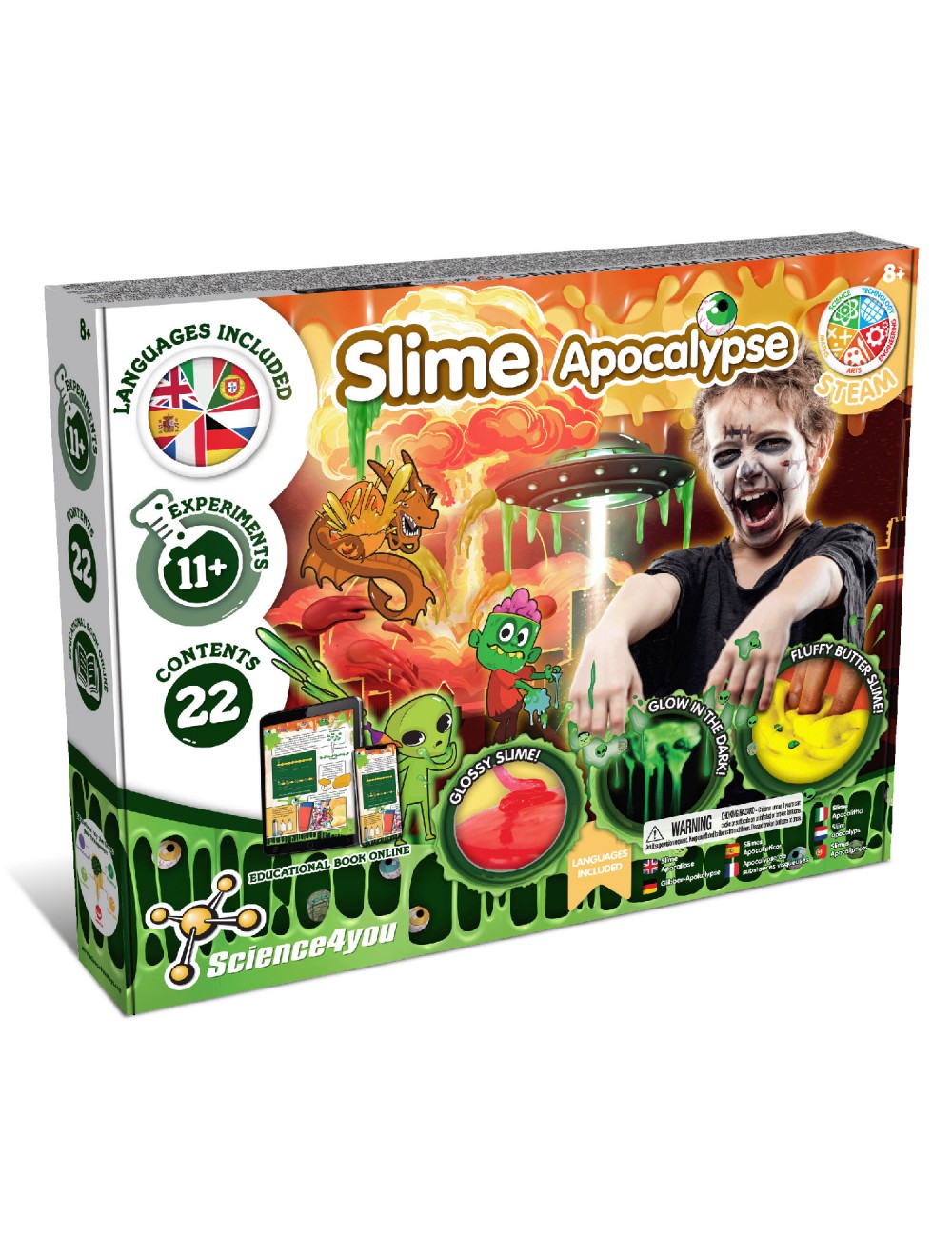 Kit de Slime Apocalypse  Jouet éducatif pour les enfants de +8