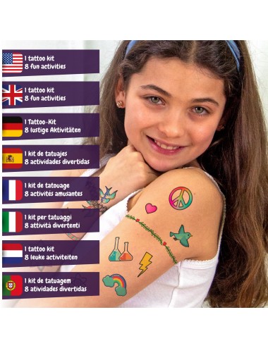 Usine de Tatouage - Multilingue, Jouets Éducatifs et Scientifiques pour  les Enfants +8 Ans