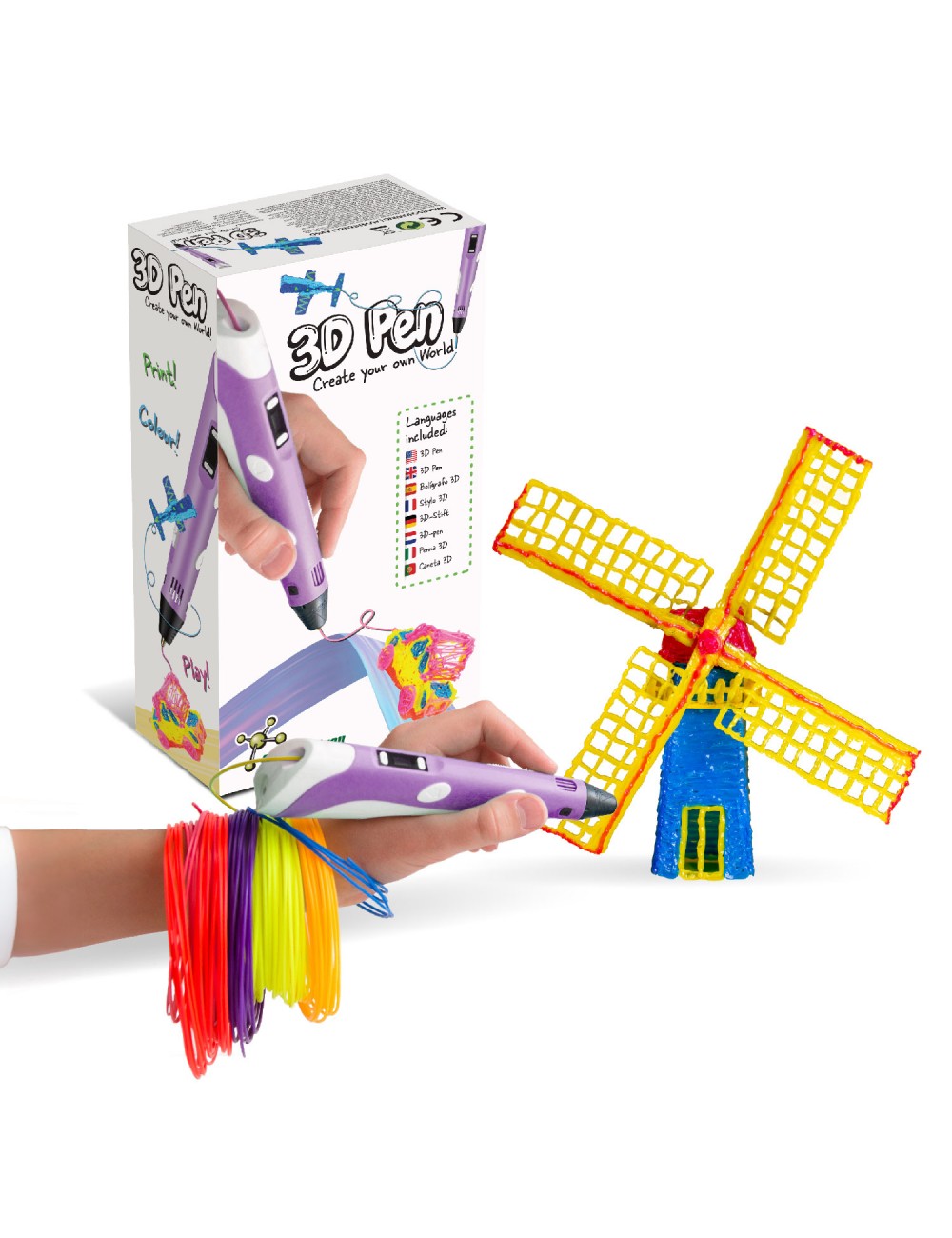 Stylo 3D pour enfants, stylo d'impression, Doodle Perfect Arts Crafts Gift  Enfants & Adultes