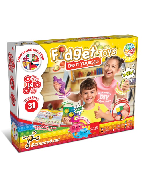 Fidget Toys - Do it yourself, Multilingue, Jouets Éducatifs et  Scientifiques pour les Enfants de +6 ans