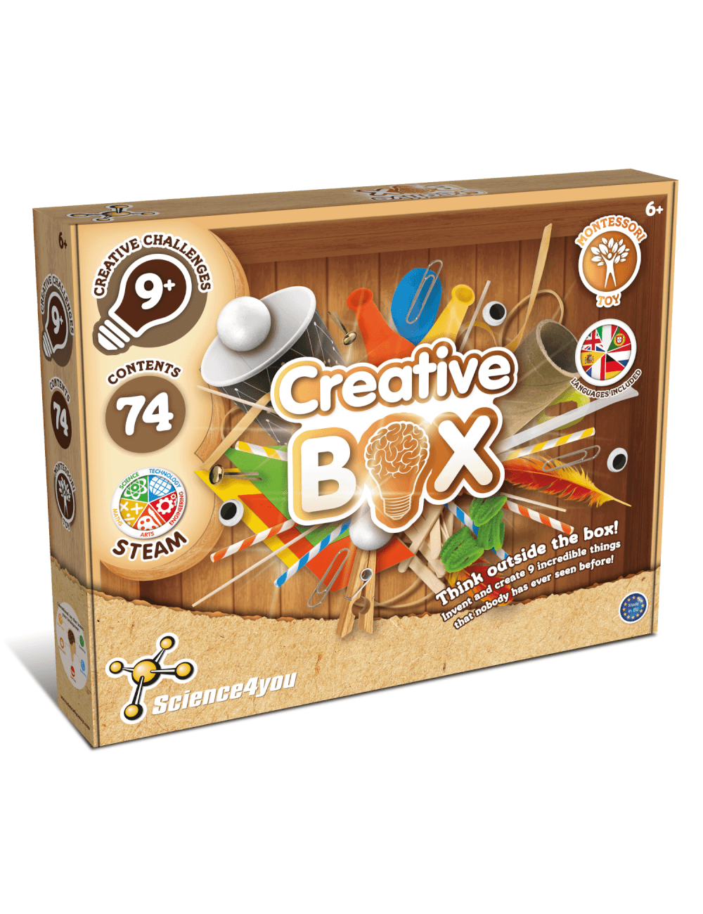 Maped Creativ - Mini Box Activités Manuelles Enfants - Kit de 3 Monstres en  Papier à Décorer + 6 Feutres + Stickers - Loisirs Créatifs Enfants dès 4 Ans  : : Jeux et Jouets