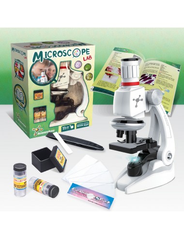 2X(Microscope Jouet pour Enfants 1200 Fois éTudiant ExpéRience Scientifique  Pu6)