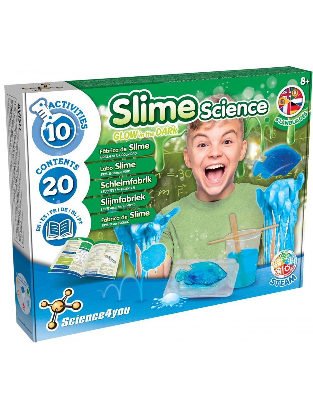 Slime Science GID - Multi-language, Science Toys for Children Aged 8+